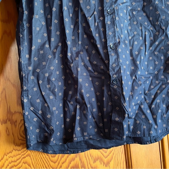 Craft Flow Navy Blue Mens Button Down Shirt NWT - Picture 3 of 5